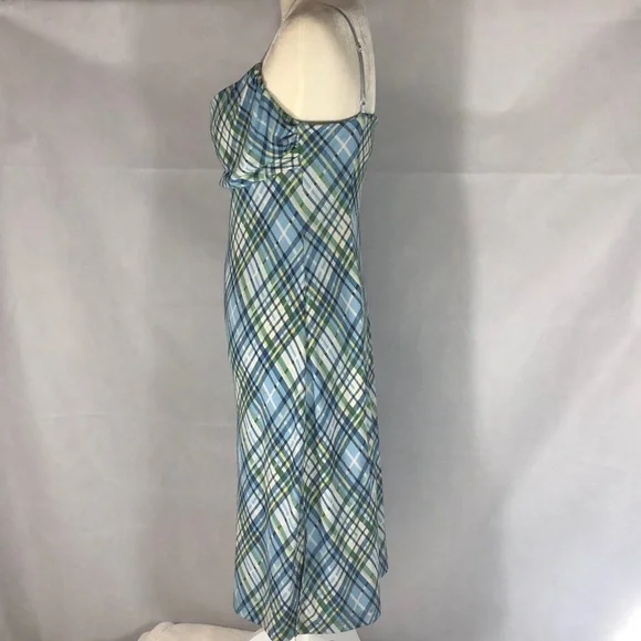 - SOLD💜💜💜💜BCBG MAXAZRIA, Size L , Midi dress, Blue color. - Picture 4 of 8